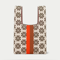 Floral knitted reusable Tote Bag-Giftable (medium only)
