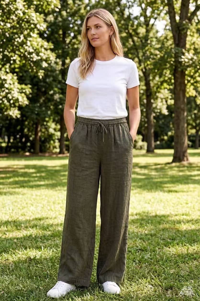 Linen trousers