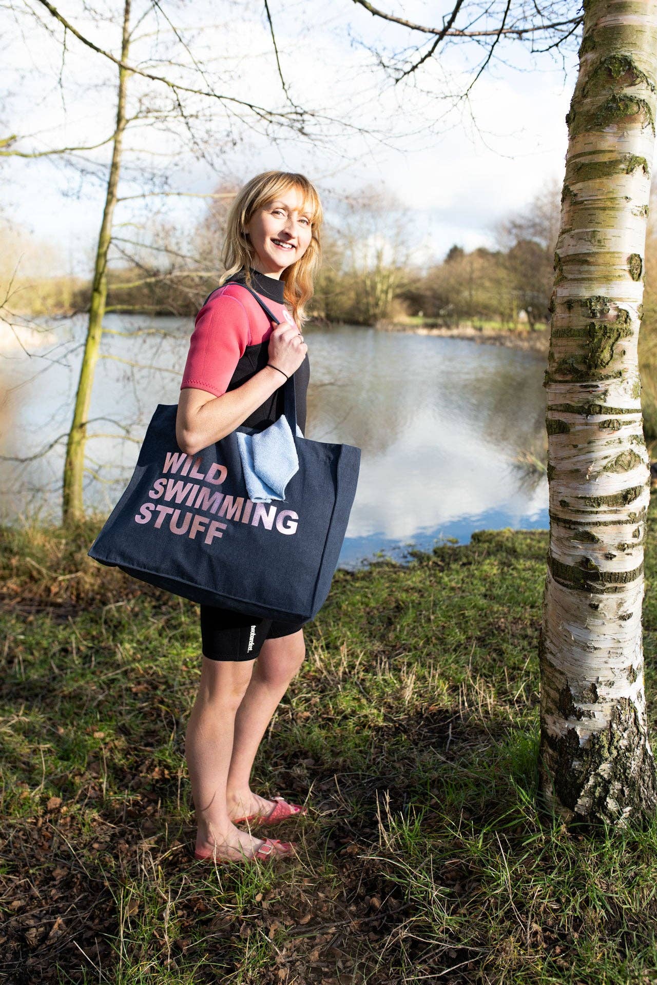 Canvass Tote Bag - For all your wild swimming stuff
