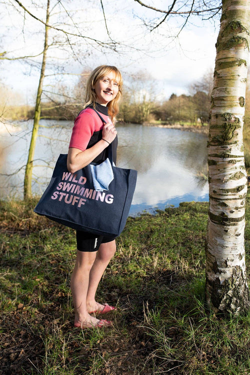 Canvass Tote Bag - For all your wild swimming stuff