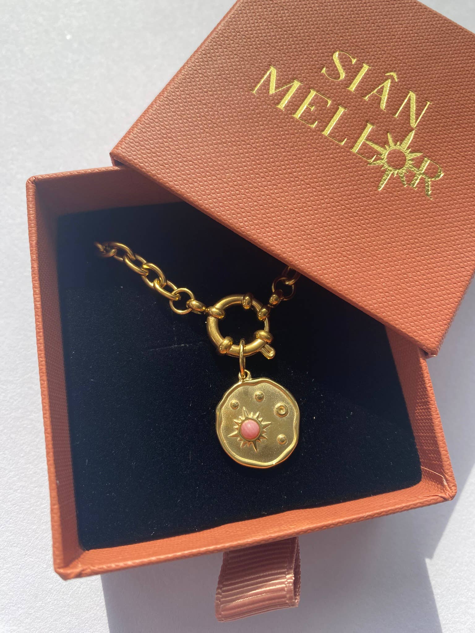 Celestial Disk Chunky Necklace