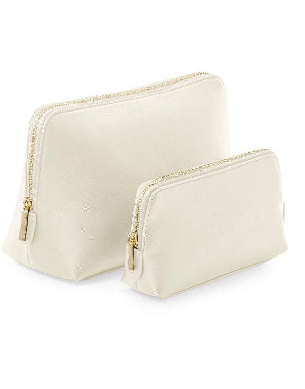 Accessory case / make up bag (oyster & taupe options)