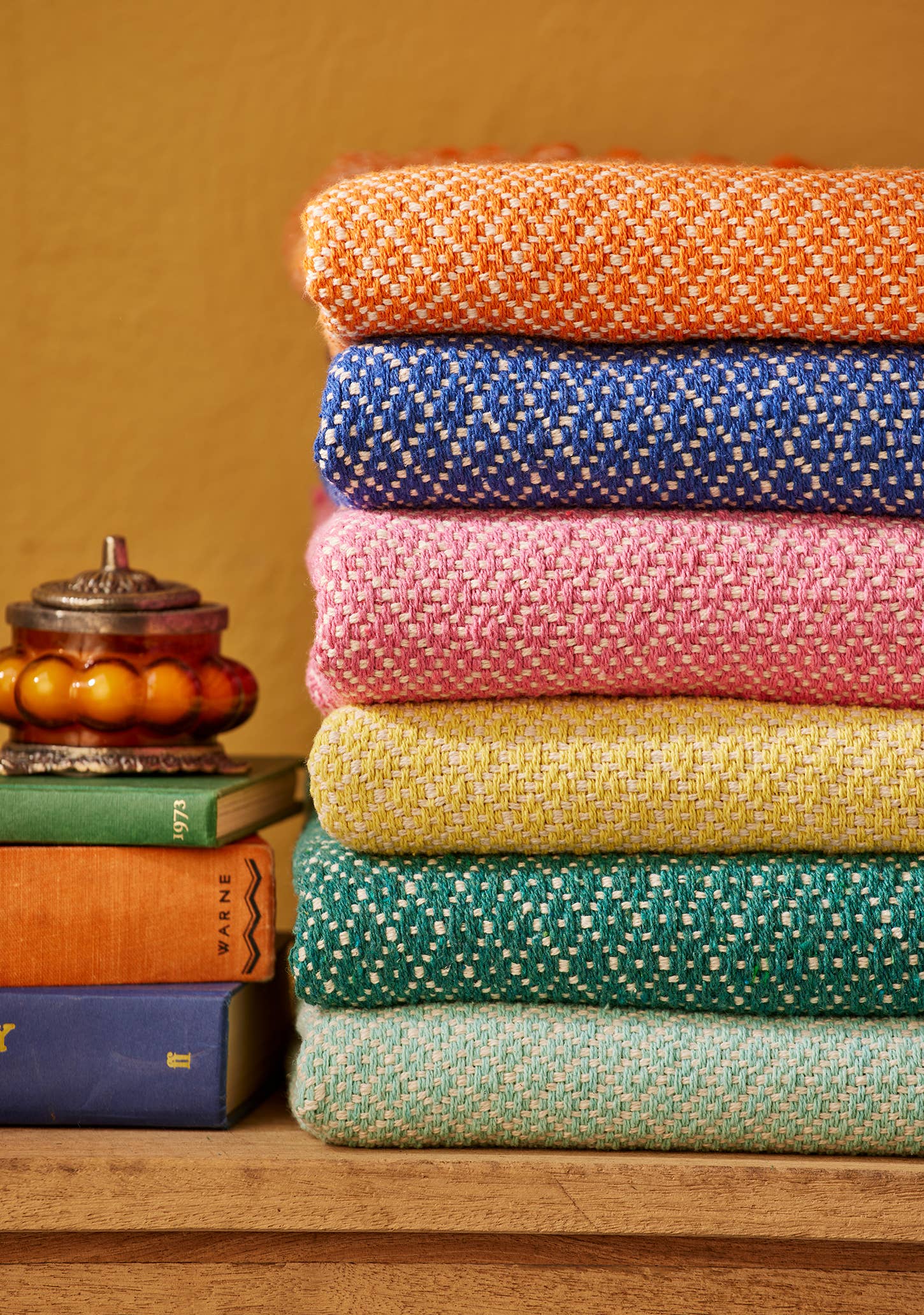 Beautiful recycled cotton throw